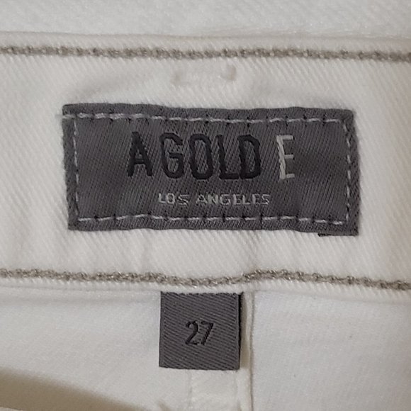 AGOLDE White Jaden Shorts Size 27 - Picture 3 of 5